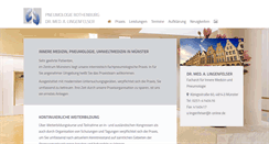 Desktop Screenshot of dr-lingenfelser.de